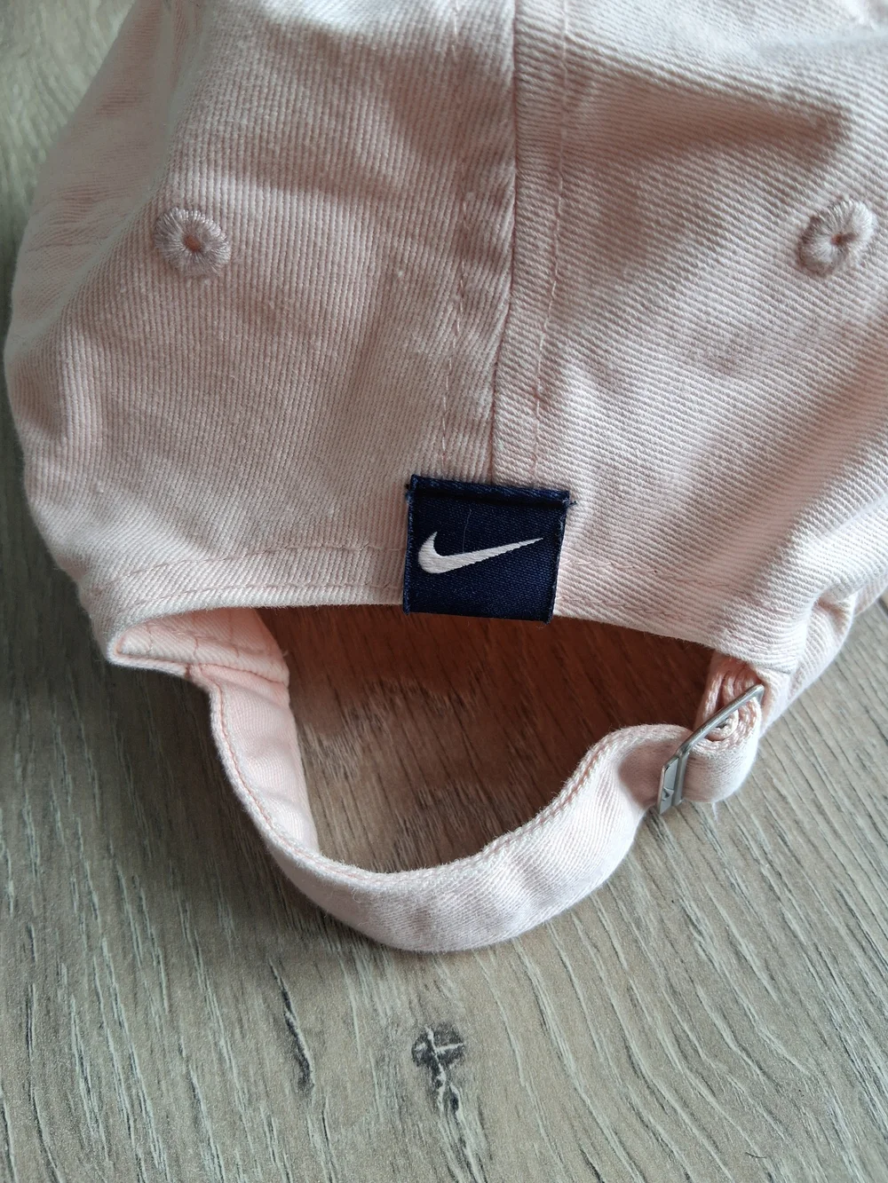 Nike Womens Light Pink Embroidered Logo Baseball Cap